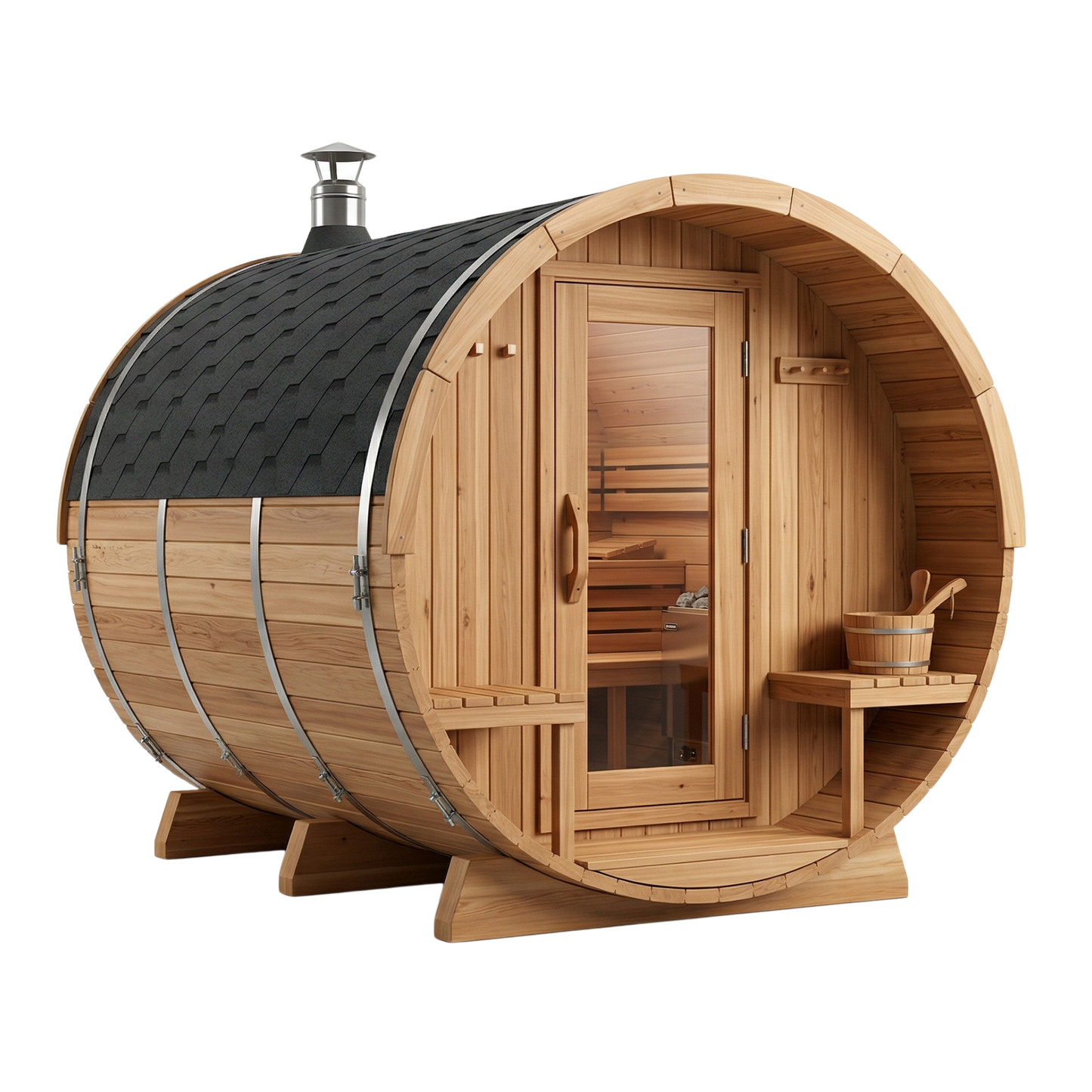 Nordhaven™ Cedar Barrel Sauna