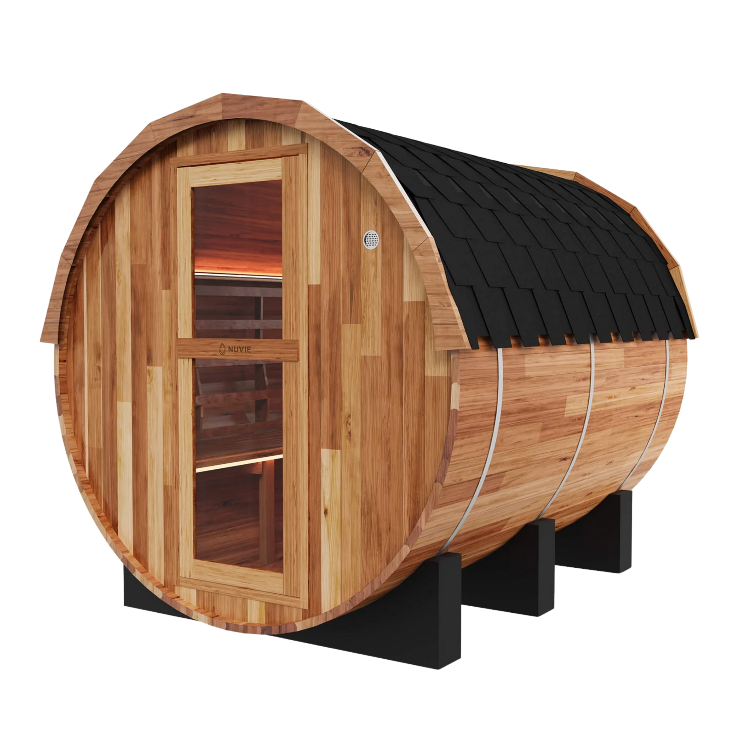 NUVIE Fusion Hybrid Barrel Sauna