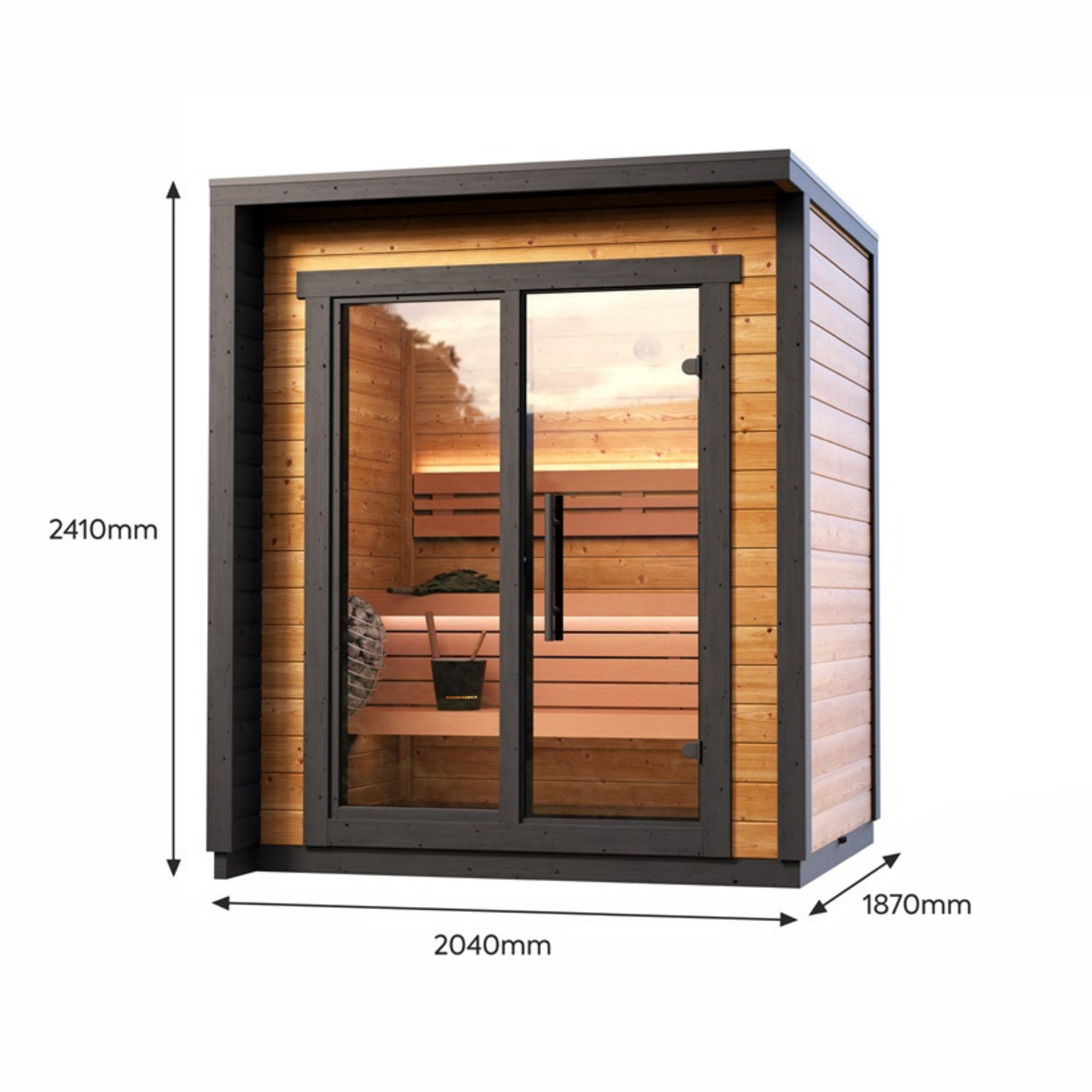 Leil® PATIO XXS Outdoor Sauna