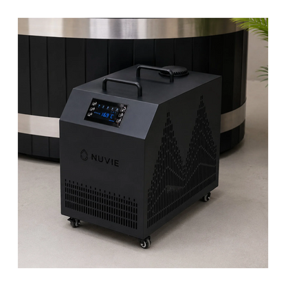 NUVIE Ember Ice Bath & Hot Tub (Black)