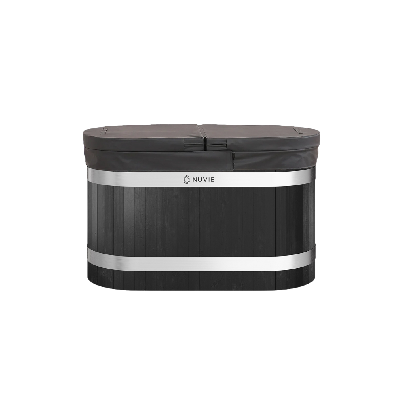 NUVIE Ember Ice Bath & Hot Tub (Black)