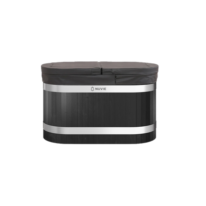 NUVIE Ember Ice Bath & Hot Tub (Black)