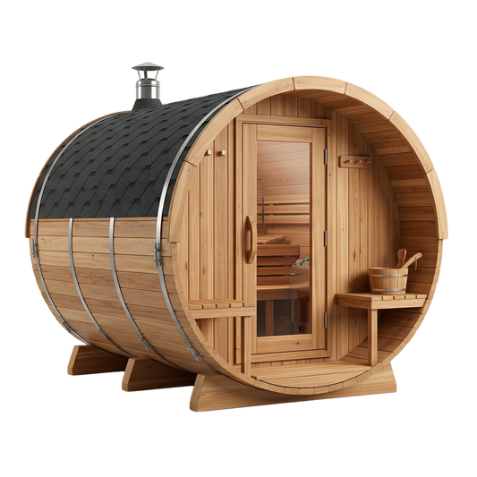 Nordhaven™ Cedar Barrel Sauna