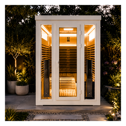 Bella Deluxe 3 Person Outdoor Infrared Sauna