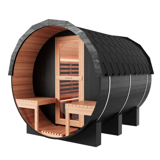 NUVIE Fusion Hybrid Barrel Sauna