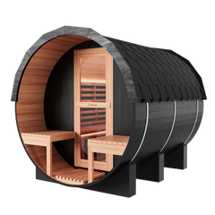 NUVIE Fusion Hybrid Barrel Sauna