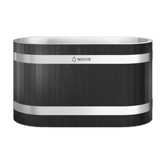 NUVIE Ember Ice Bath & Hot Tub (Black)