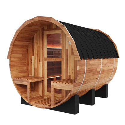 NUVIE Pure Traditional Barrel Sauna