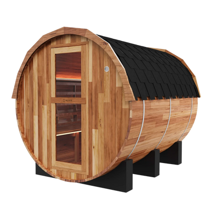 NUVIE Pure Traditional Barrel Sauna