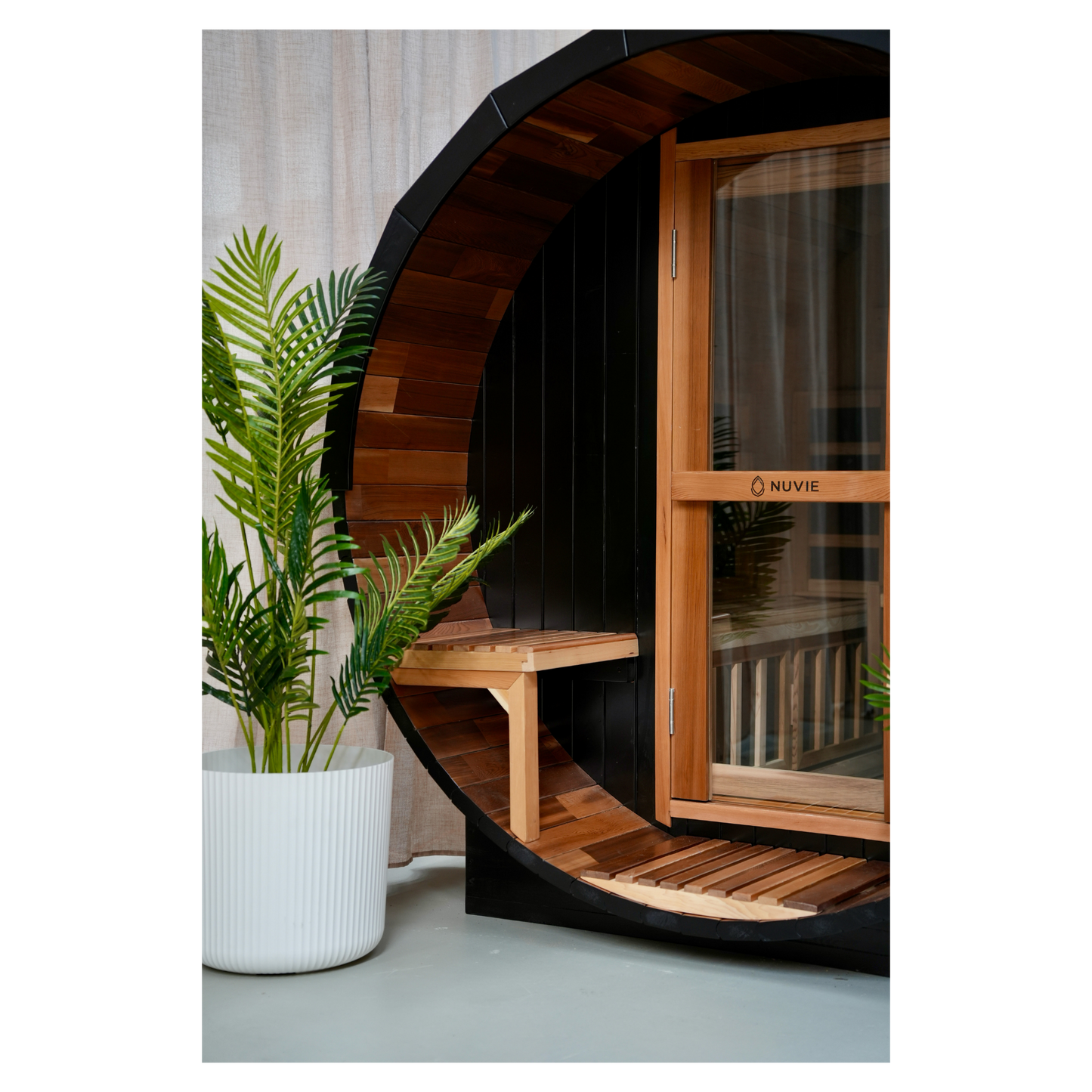 NUVIE Fusion Hybrid Barrel Sauna