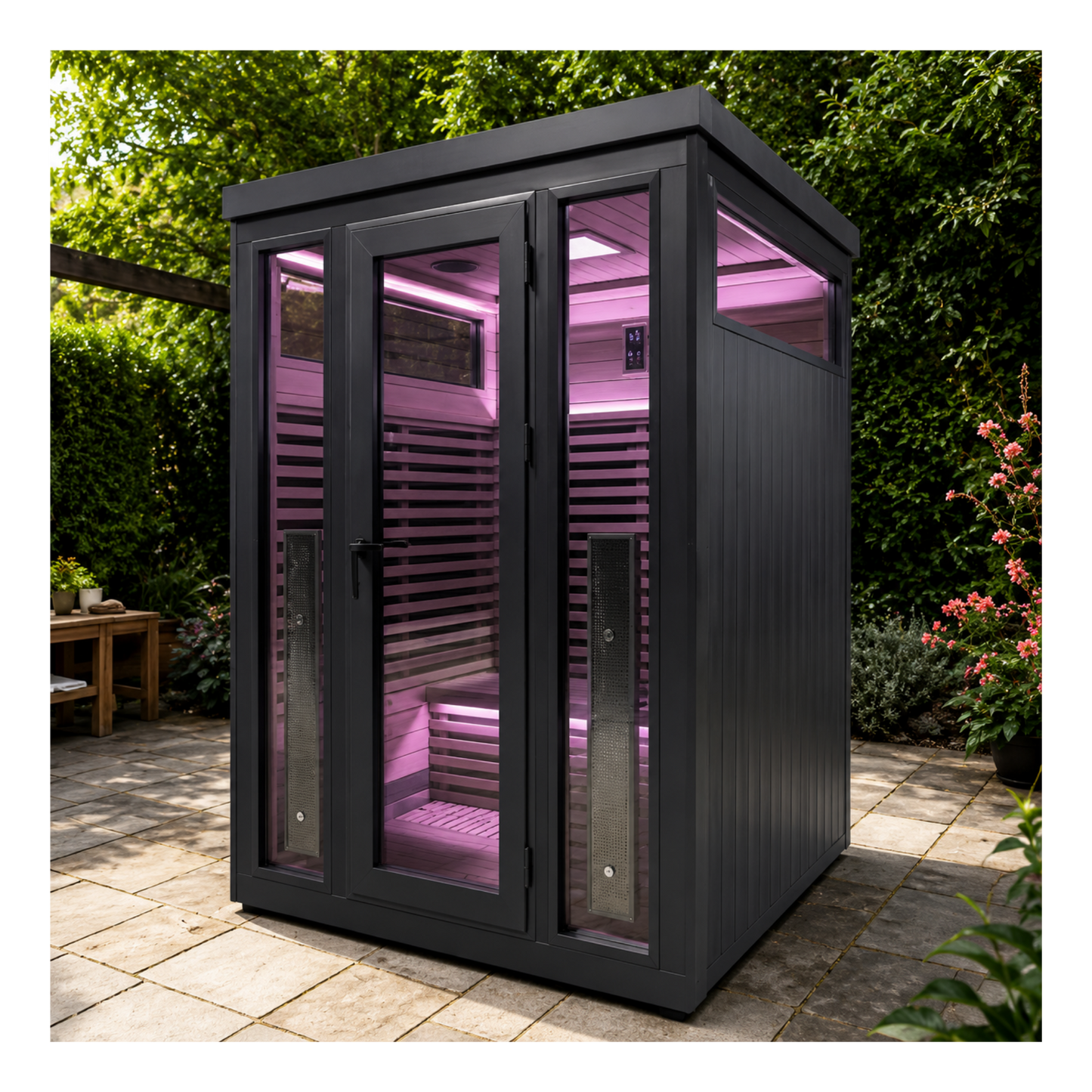 Bella Deluxe 3 Person Outdoor Infrared Sauna