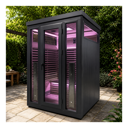Bella Deluxe 3 Person Outdoor Infrared Sauna