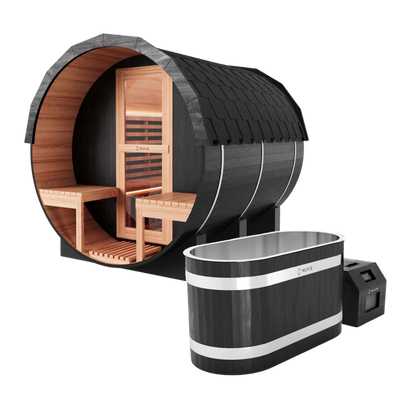 Fusion Hybrid Barrel Sauna & Ember Ice Bath