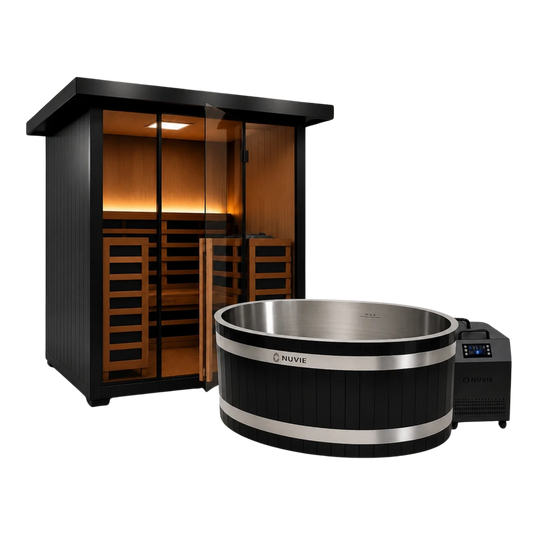 Element Hybrid Sauna & Ember Dual Ice Bath