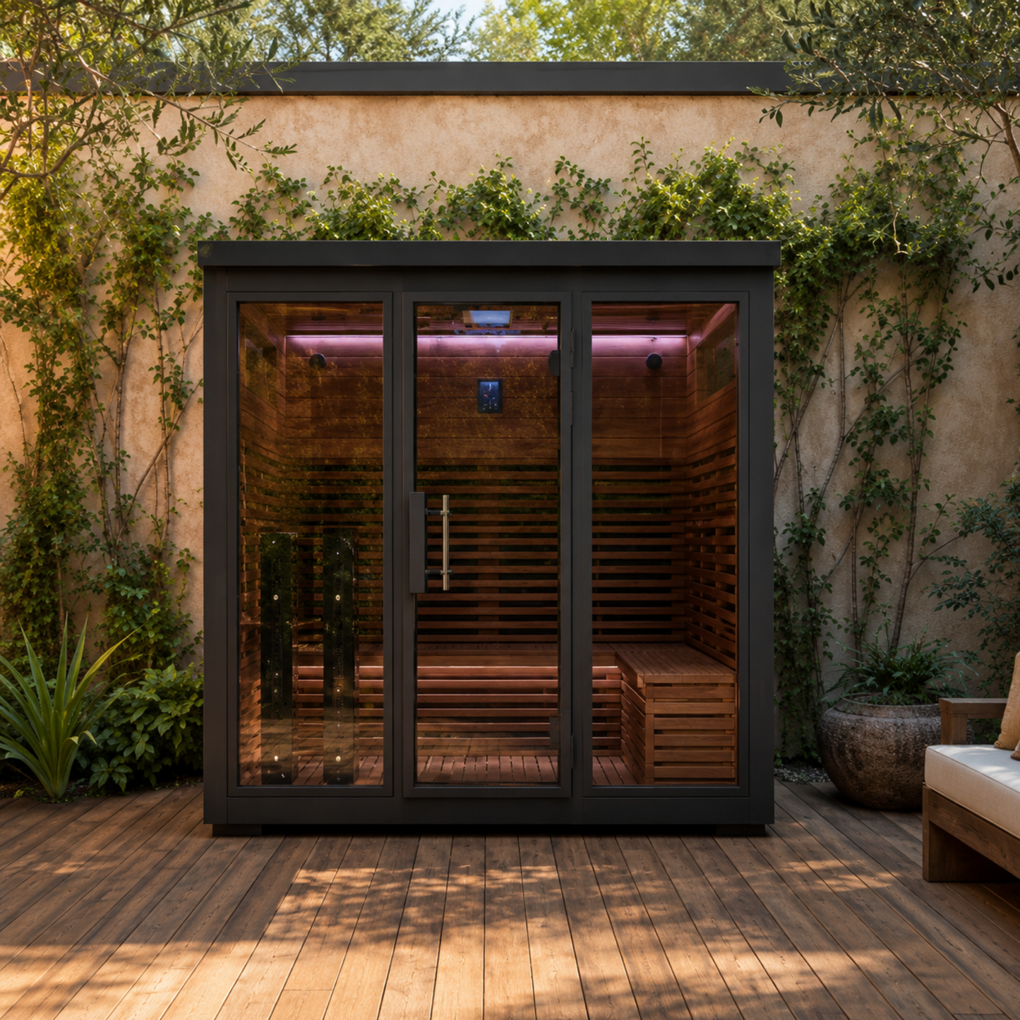 Bella Deluxe 5 Person Outdoor Infrared Sauna