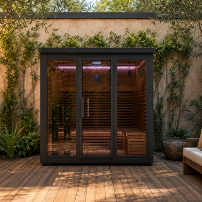 Bella Deluxe 5 Person Outdoor Infrared Sauna