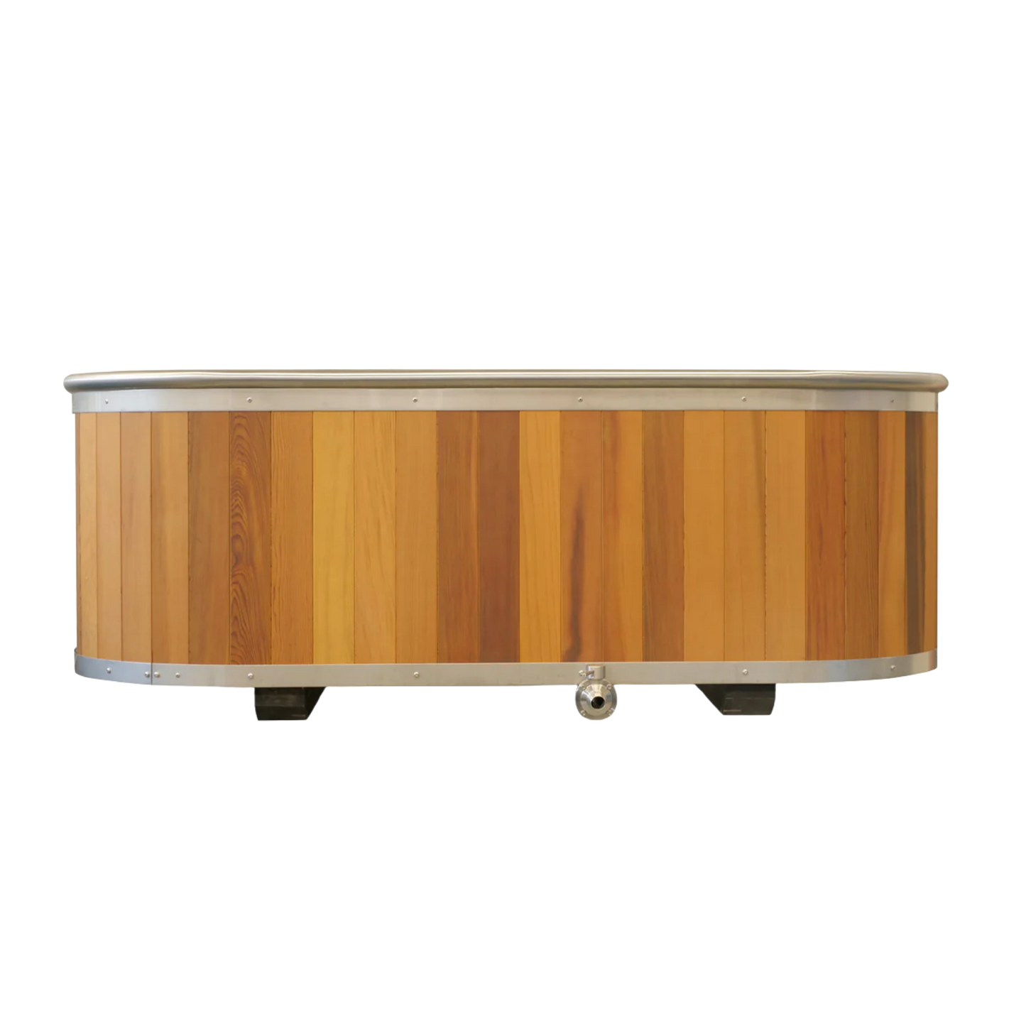 iSteel All-In-One Stainless Steel & Cedar Cold Plunge