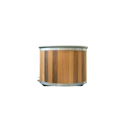 iSteel All-In-One Stainless Steel & Cedar Cold Plunge