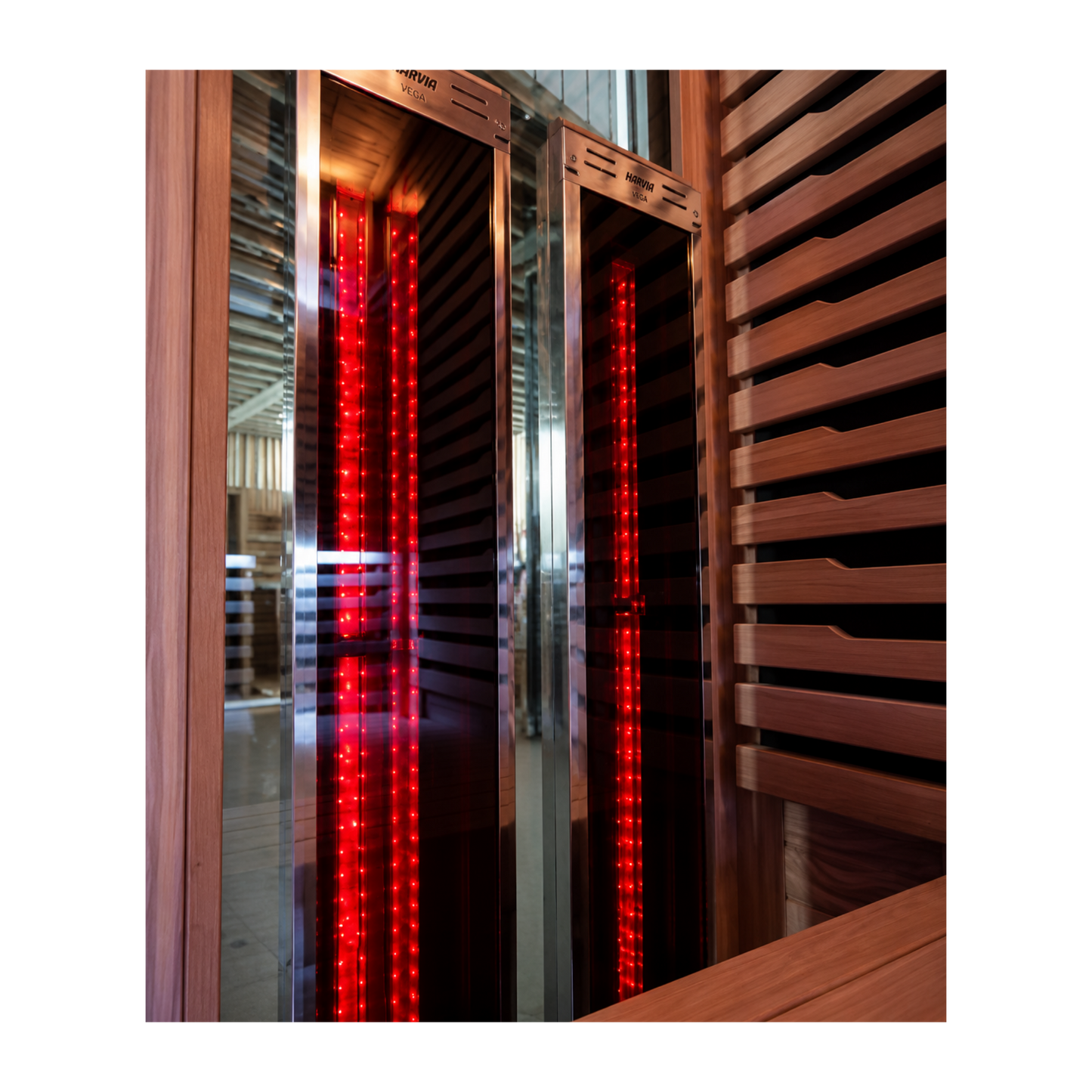 Demfin 6 Person Hybrid Traditional & Infrared Outdoor Sauna