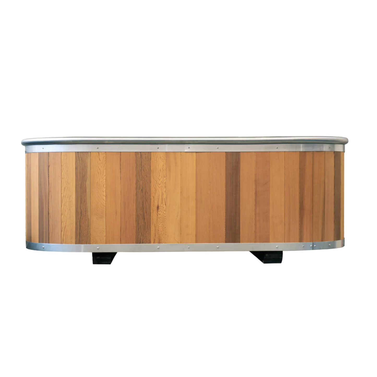 iSteel All-In-One Stainless Steel & Cedar Cold Plunge