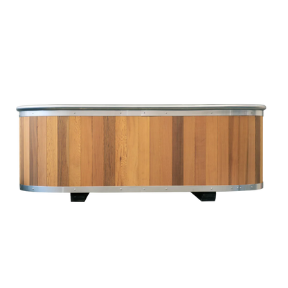 iSteel All-In-One Stainless Steel & Cedar Cold Plunge
