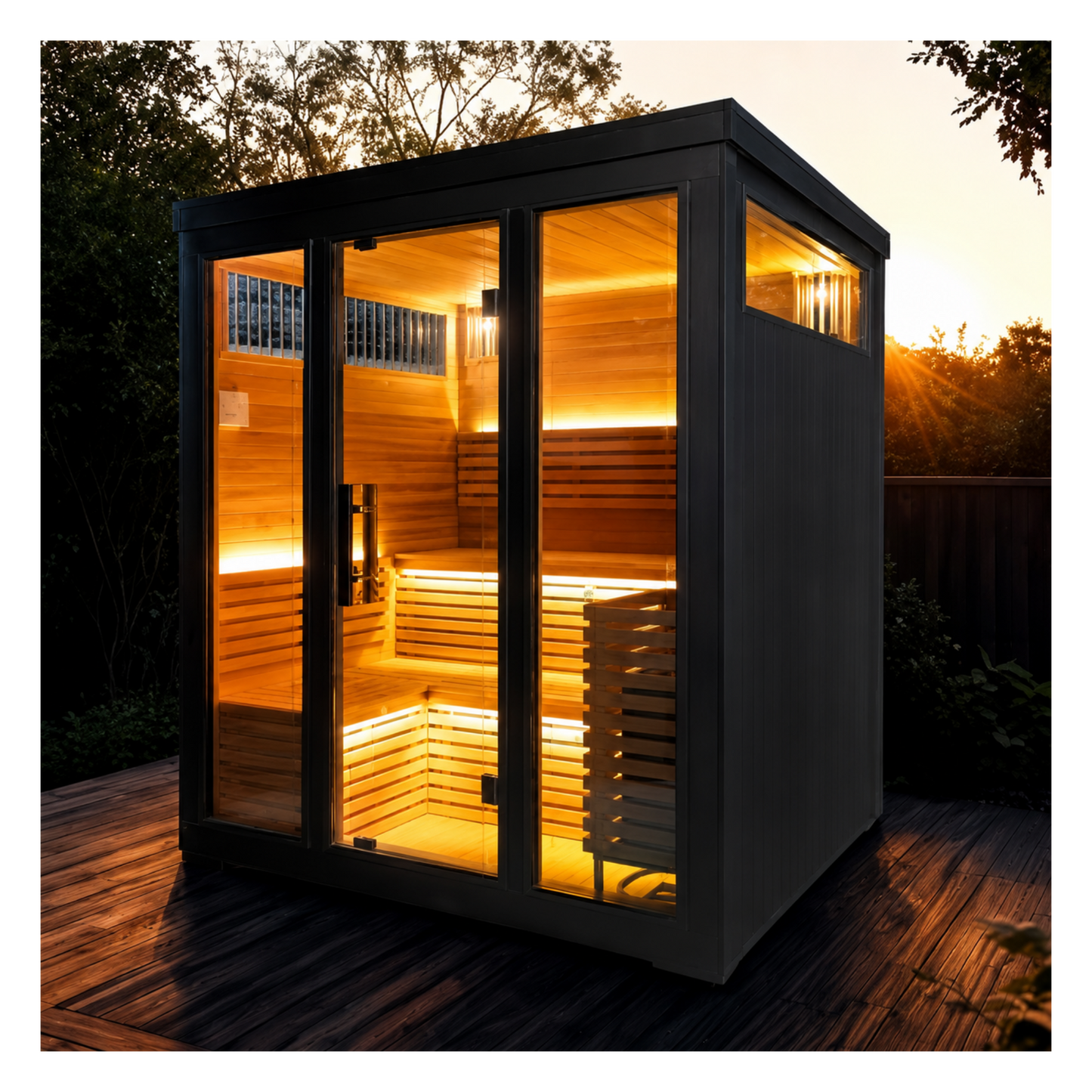 Demfin 6 Person Traditional Outdoor Sauna
