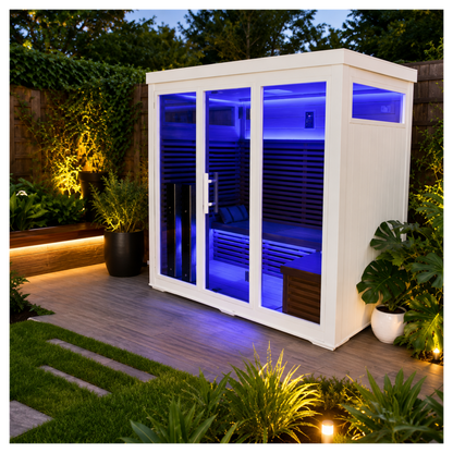 Bella Deluxe 5 Person Outdoor Infrared Sauna