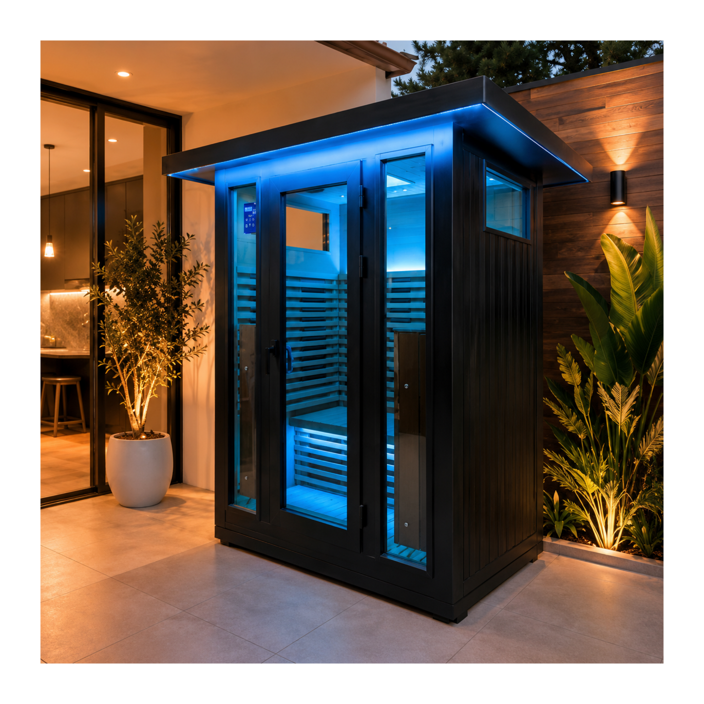 La Mar 2 Person Outdoor Infrared Sauna