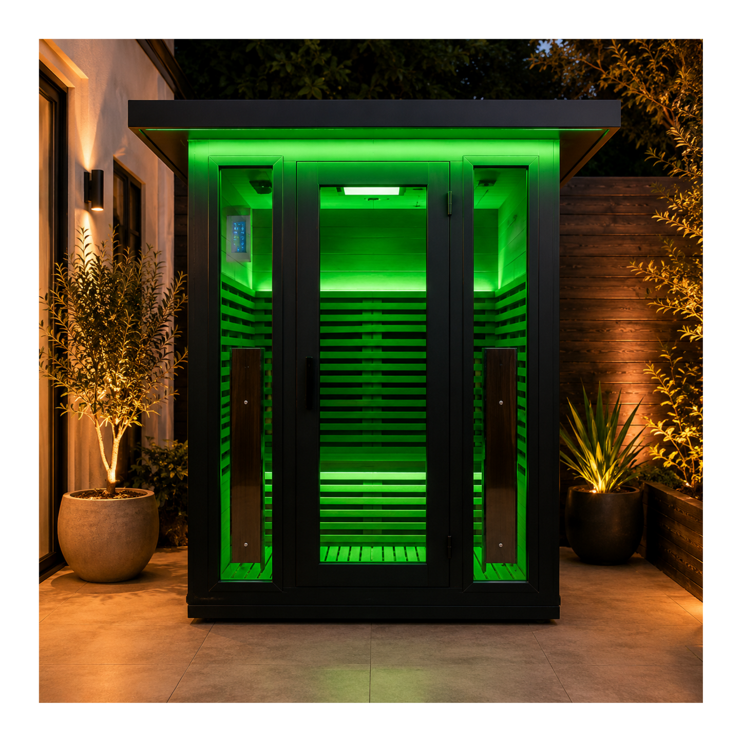 La Mar 2 Person Outdoor Infrared Sauna