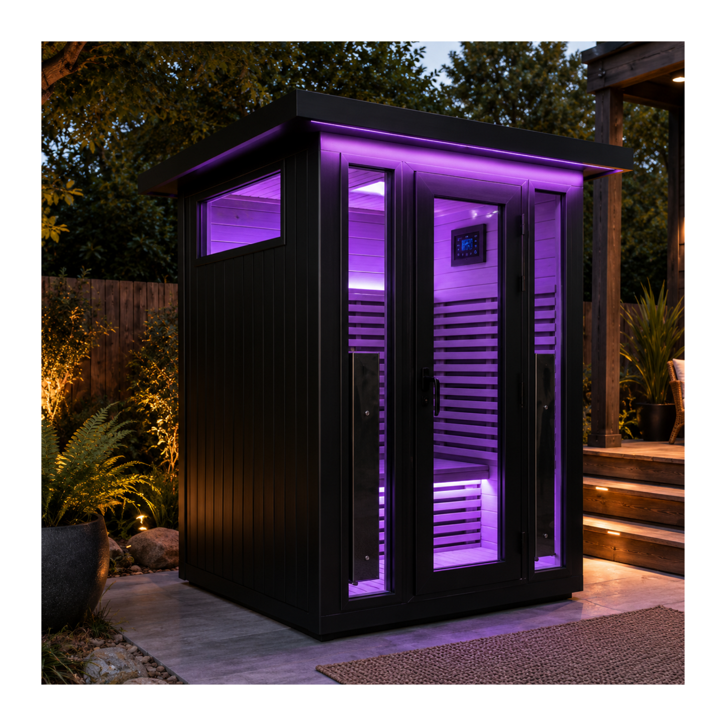La Mar 2 Person Outdoor Infrared Sauna