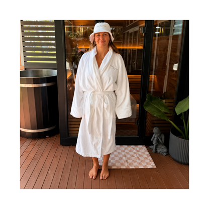 White Plush Robe