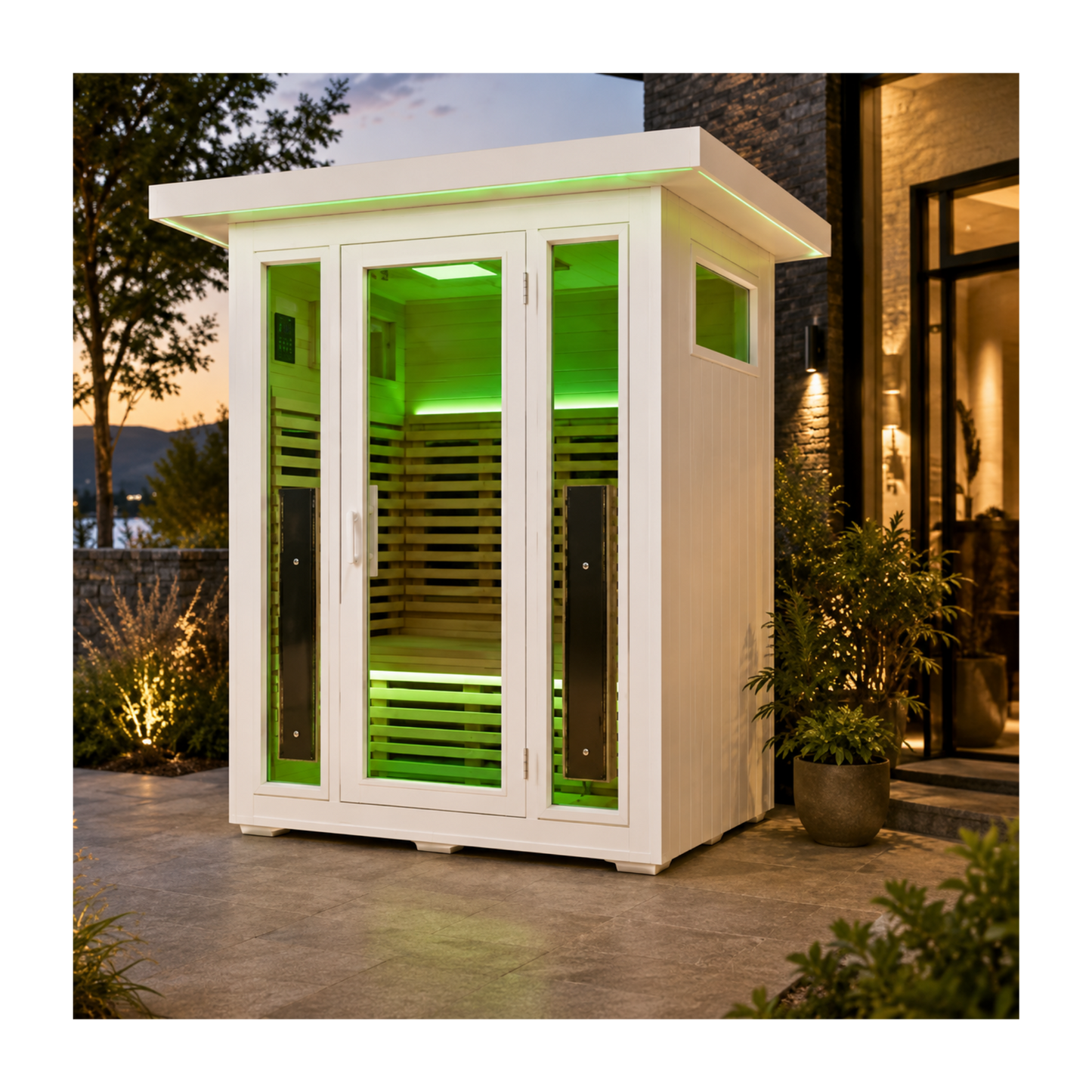 La Mar 2 Person Outdoor Infrared Sauna