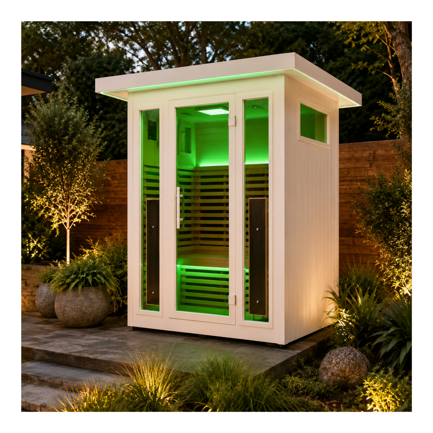 La Mar 2 Person Outdoor Infrared Sauna