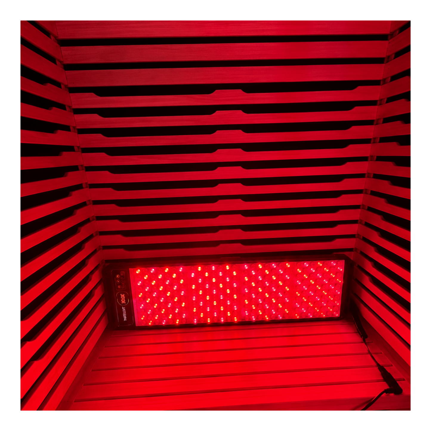 Red Light Panel for Sauna with Tall Stand Included