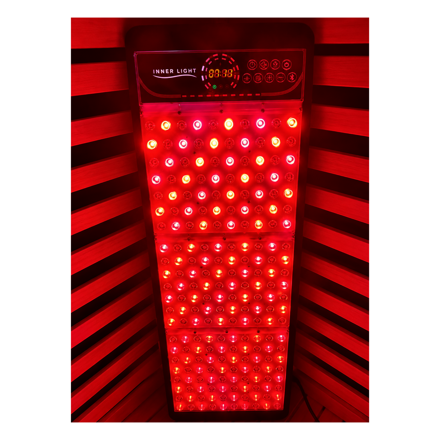 Red Light Panel for Sauna with Tall Stand Included