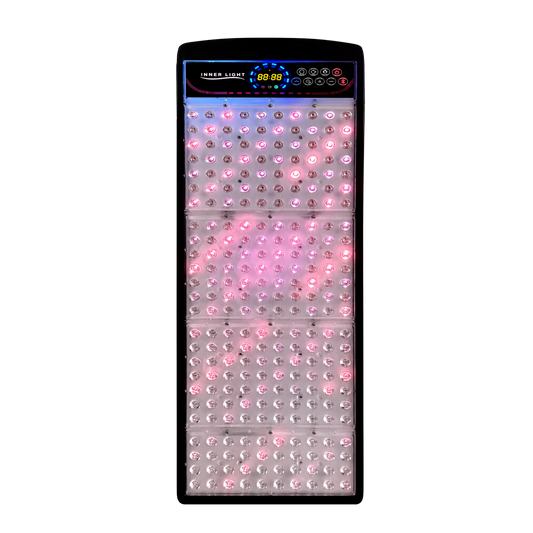 Red Light Panel for Sauna including low stand