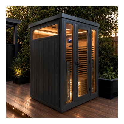 Bella Deluxe 3 Person Outdoor Infrared Sauna